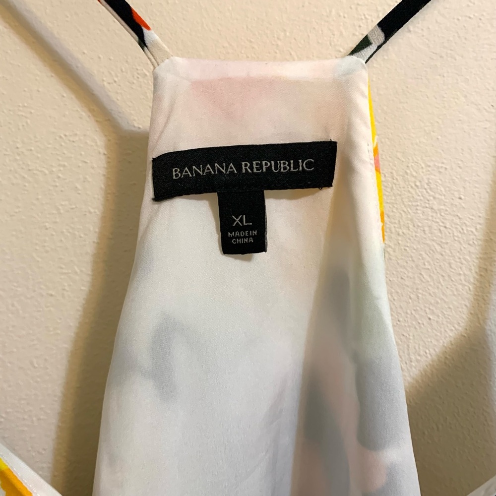 Banana Republic Floral Camisole in Black, Yellow, and Pink - Picture 4 of 8